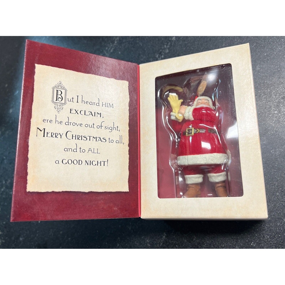 NIB Hallmark Keepsake Ornament -'Twas The Night Before Christmas 2001 QRP4495